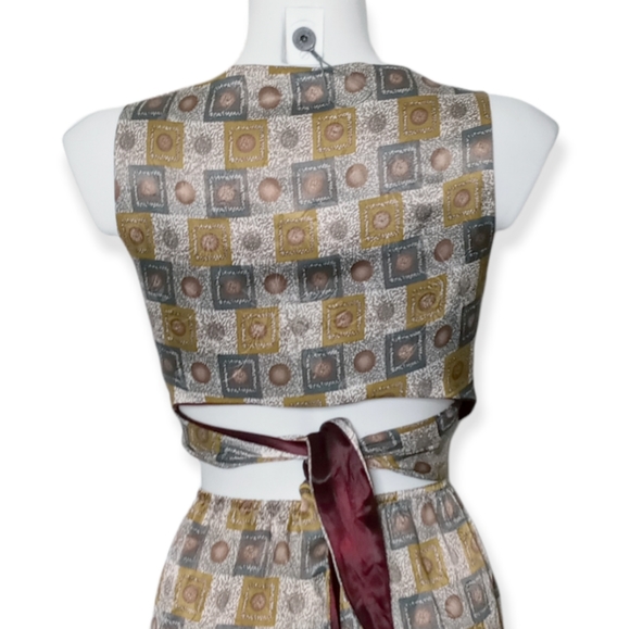 Bobbie Short Set Reversible Top Size Medium - Picture 4 of 8